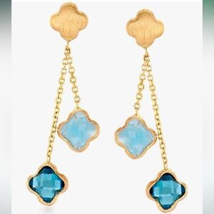 Ross-Simons Italian 1.90 ct. t.w.
London Blue Topaz and 1.40 ct. t.w. Aquamarine